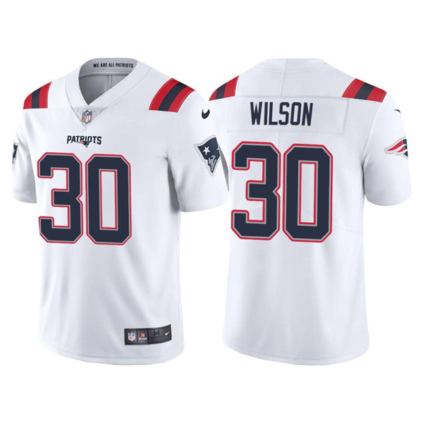 Men's New England Patriots #30 Mack Wilson White Vapor Untouchable Limited Stitched Jersey Men's New England Patriots #30 Mack Wilson White Vapor Untouchable Limited Stitched Jersey